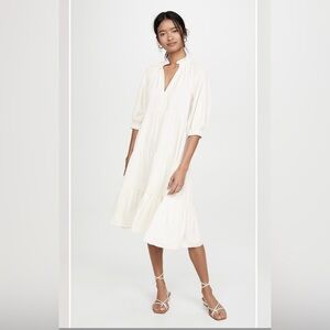 Amanda Uprichard Ivory Midi Dress